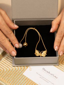 Vasundhara - Womens Butterfly Bracelet Rakhi