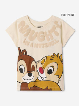 The Souled Store - Official Disney Naughty In A Nutshell Girls T-Shirt