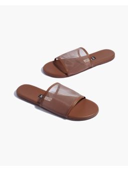 IRUSSH - Memory Foam Boome Tan Sliders