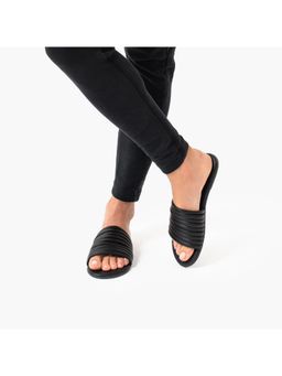 IRUSSH - Memory Foam Carol Black Sliders
