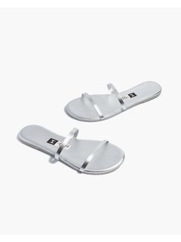 IRUSSH - Memory Foam Genelia Silver Flats