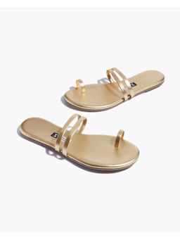 IRUSSH - Memory Foam Lara Gold Flats