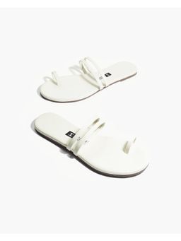 IRUSSH - Memory Foam Lara White Flats