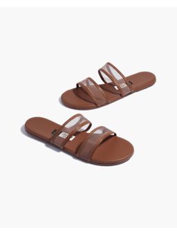 IRUSSH - Memory Foam Vani Brown Flats