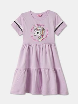 R&B - Graphic Print Regular Dress