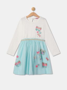R&B - Embroidered Regular Dress