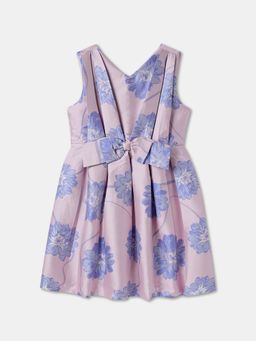 R&B - Floral Printed Regular Girls Dress