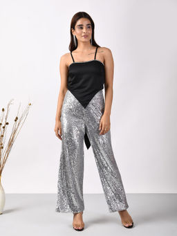 Attic Salt - Black Tie Me Knot Top