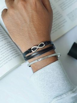 Joker and Witch - Joker & Witch Rhine Mens Bracelet Black (Pack of 2)