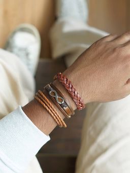 Joker and Witch - Joker & Witch Yukon Mens Bracelet Brown (Pack of 3)