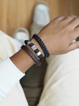 Joker and Witch - Joker & Witch Pier Mens Bracelet Multi-Color (Pack of 3)