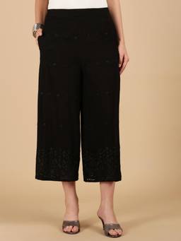 De Moza - Women Woven Viscose Relaxed Fit Culottes