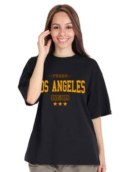 PRONK - 1979 Vibe Printed Womens Oversized Cotton T-Shirt