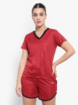 Muscle Torque - Back Slit T-shirt - Maroon