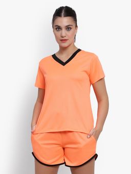 Muscle Torque - Back Slit T-shirt - Orange