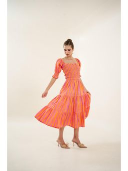 Bakhiya Jaipur - Sweet Cotton Stripes Dress