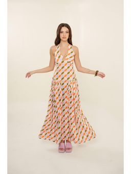 Bakhiya Jaipur - Tutti Frutti Cotton Printed Dress