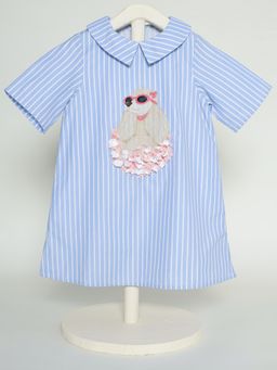 THE BABY TRUNK - Poodle Shift Dress With Sequin And Tictac