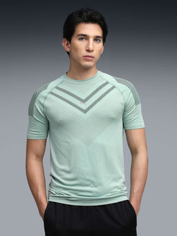 Puma - Men Green Training Printed T-shirt