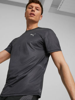 Puma - Men Black Favourite Aop Printed T-shirt