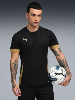 Puma - Men Black Solid Matchday Football T-shirt