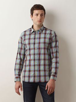 Selected - Green Check Full Sleeves Shirt