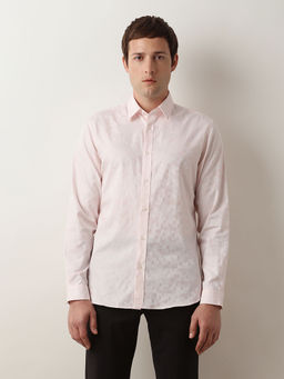 Selected - Light Pink Jacquard Shirt