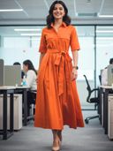 Orange color option, Currently selected