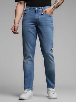 Jack & Jones - Blue Low Rise Glenn Slim Fit Jeans