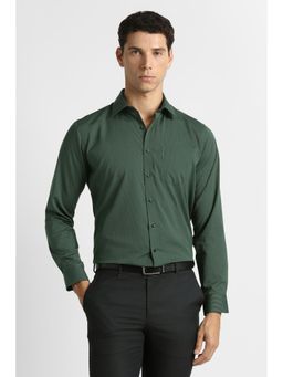 Van Heusen - Green Stripes Full Sleeves Formal Shirt