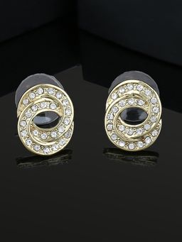 Estele - Gold Plated Twinning Stud Earrings For Women