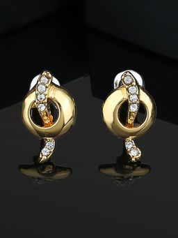 Estele - Gold Plated Beautiful Stud Earrings For Women