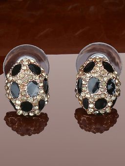 Estele - Rose Gold Plated Glorious Stud Earrings For Women