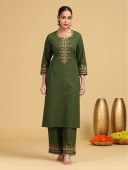 Cotton Culture - Olive Cotton Co-Ord Set