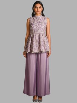 BC Balaji Creation - Women Lavender Kurti with Sharara