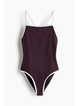 H&M - Girls Brown Sports Swimsuit