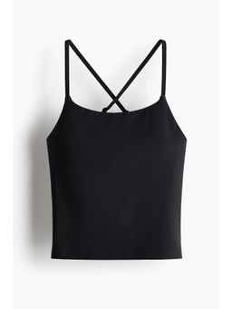 H&M - Girls Black Sports Tankini Top With Lycra