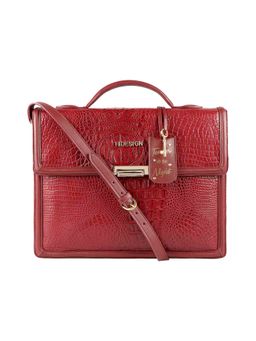 Hidesign - Glam 02 Red Leather Women's Laptop Bag