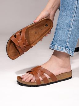 Twenty Dresses by Nykaa Fashion - Womens Tan Sandals