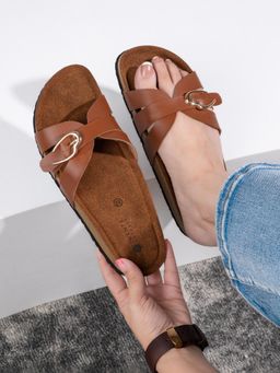 Twenty Dresses by Nykaa Fashion - Womens Tan Sandals