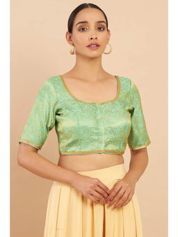 Soch - Women Green & Gold Blouse