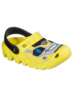 SKECHERS - Boys Zaggle - Heat Swell Yellow Clogs