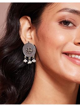 Fabindia - Silver Pearl Drop Earrings