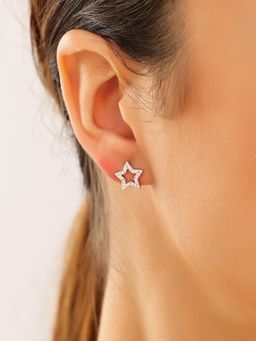 JUPRA - Stella Star 925 Sterling Silver Stud Earrings