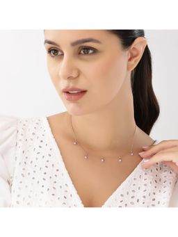 JUPRA - Rose Gold Sunshine Charm 925 Sterling Silver Necklace