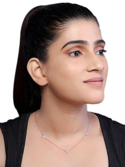 JUPRA - Rose Gold Everlasting Love Heart 925 Sterling Silver Necklace