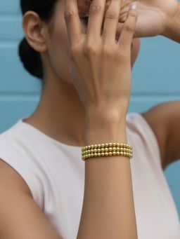 The Bling Girll - Women Gold Plated Layered Bracelet