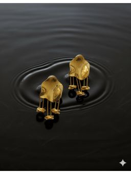 The Bling Girll - Women Gold Stylish Drop Earrings