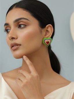 The Bling Girll - Women Multi-Color Stud Earrings
