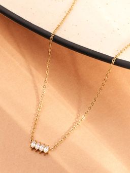 Palmonas - Radiant Wing Curve Pendant Necklace